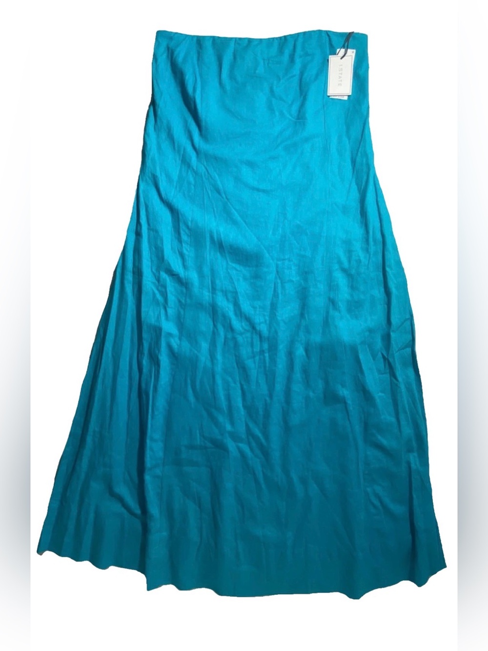 NEW Womens 1.State Daylight Dreams Strapless Maxi Dress Laguna Mist $129 - Picture 4 of 13
